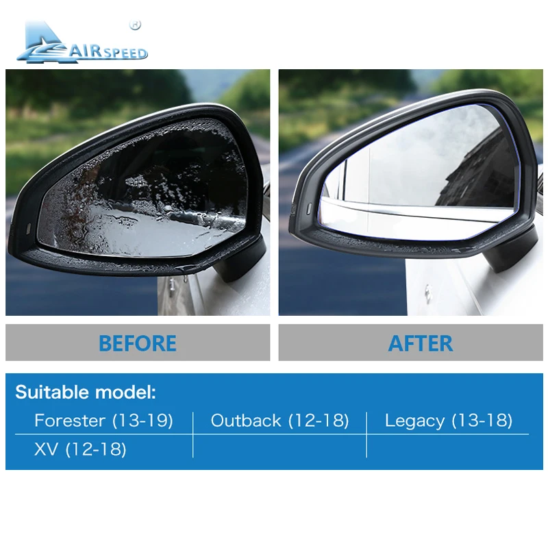 Автомобильная зеркальная защитная пленка заднего вида противотуманная