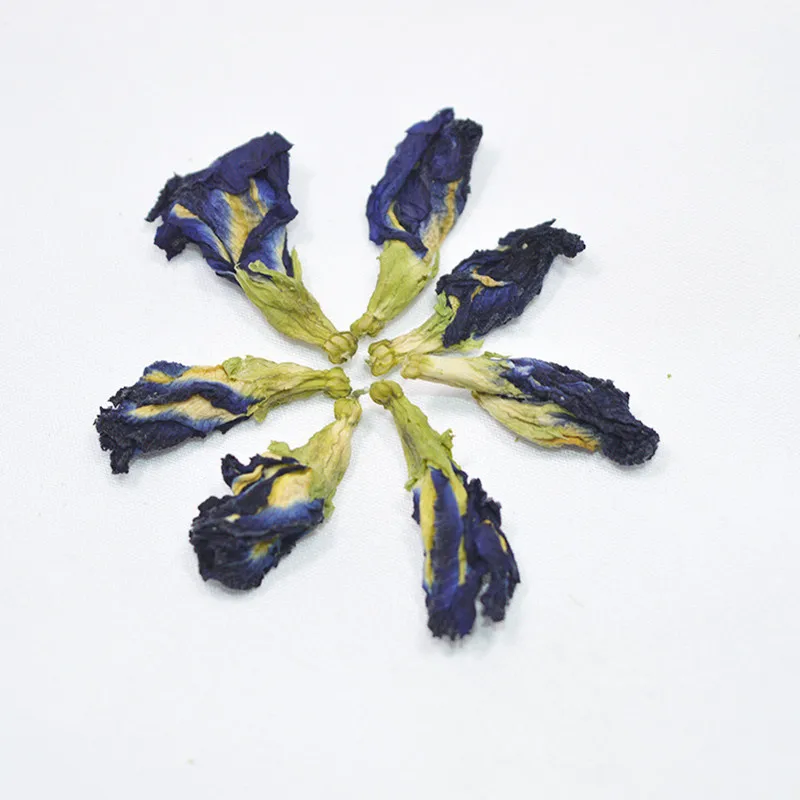 500 г/лот чай Clitoria Terna синяя бабочка горох. Сушеный цветок гороха. Витамин А Таиланд