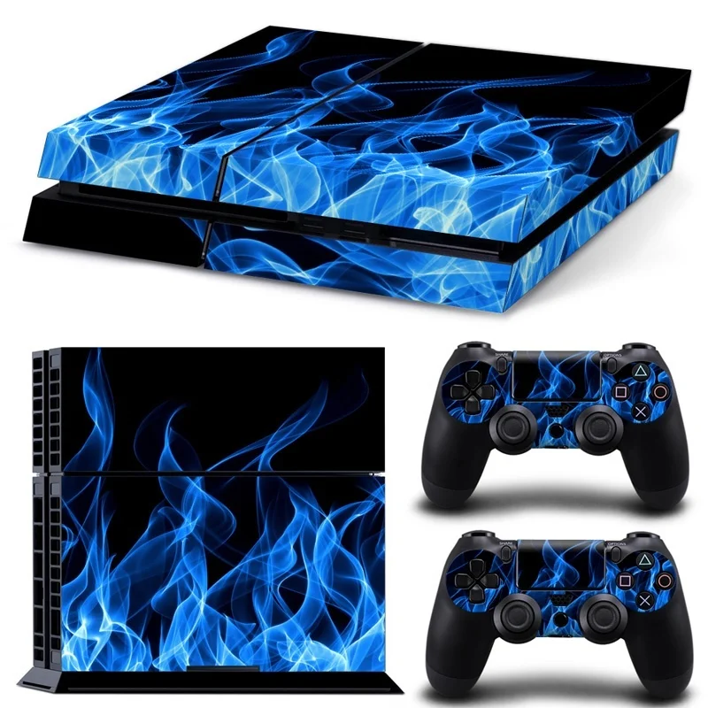 Красная роза с леопардовым принтом Ps4 Стикеры Виниловая Наклейка для PS4 Для Ps4 консоли и 2 контроллеры