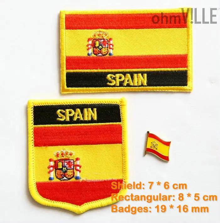 2016 Ограниченная серия Fallout Parches Ropa The Spanish Flag Patch Iron On Patches 100% гарантия качества