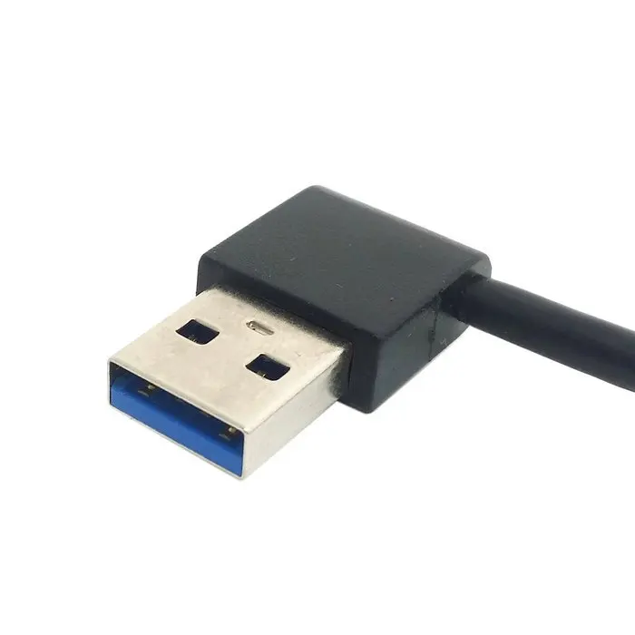 The New USB 3.0 Type A Male 90 Degree Left Angled to Right Extension Cable Straight Connection 50cm | Компьютеры и офис