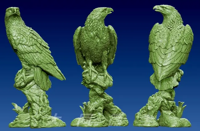 3D stl формата для фрезерный станок с ЧПУ машина и принтер 4 оси рельеф Орел 124 Мб|3d