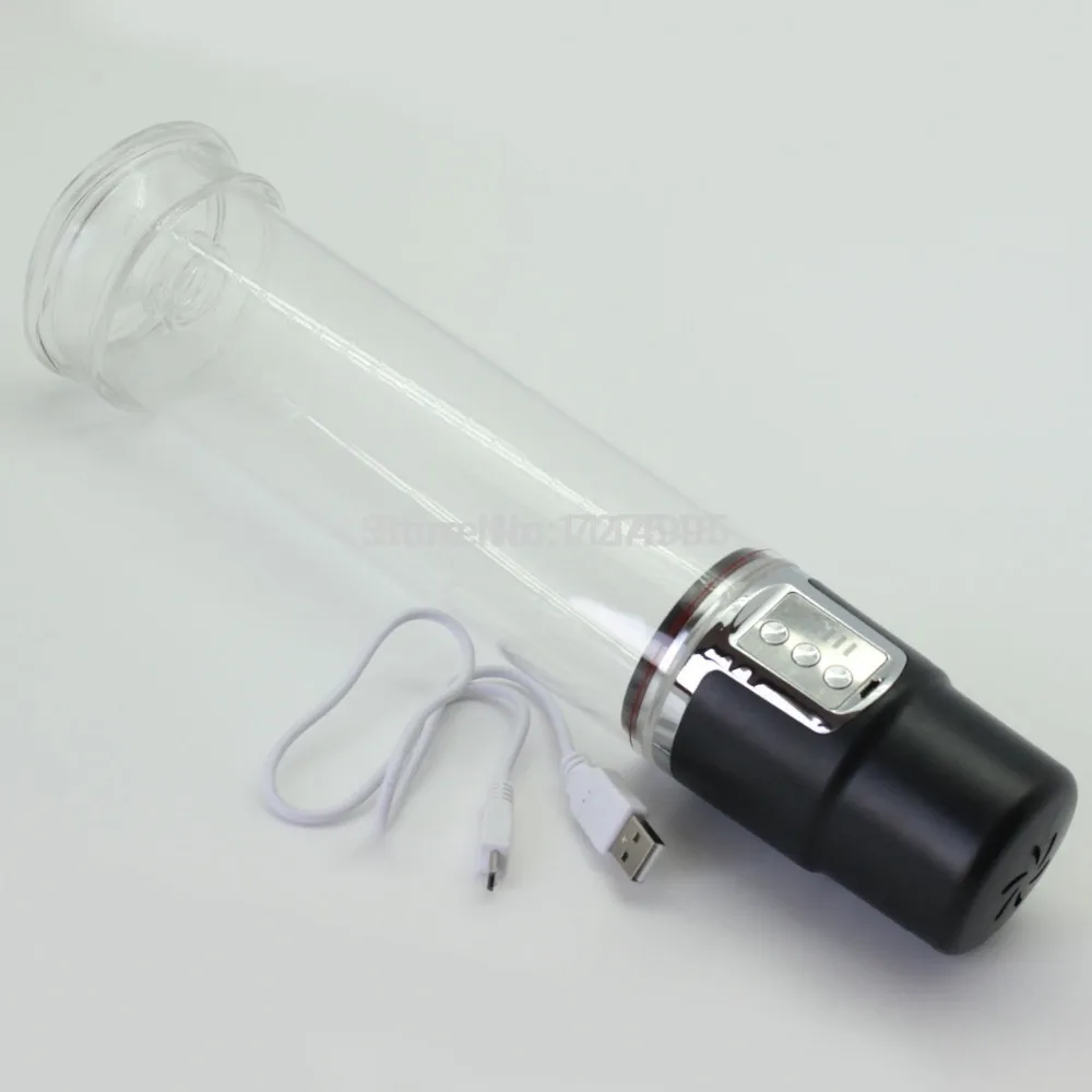 Электрический насос для увеличения пениса с USB зарядкой вакуумный электрический