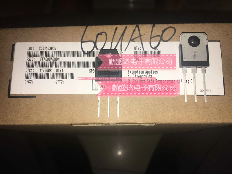100% Новый оригинальный FGH60N60 FGH60N60SMD TO-3P 10 шт. | Электронные компоненты и