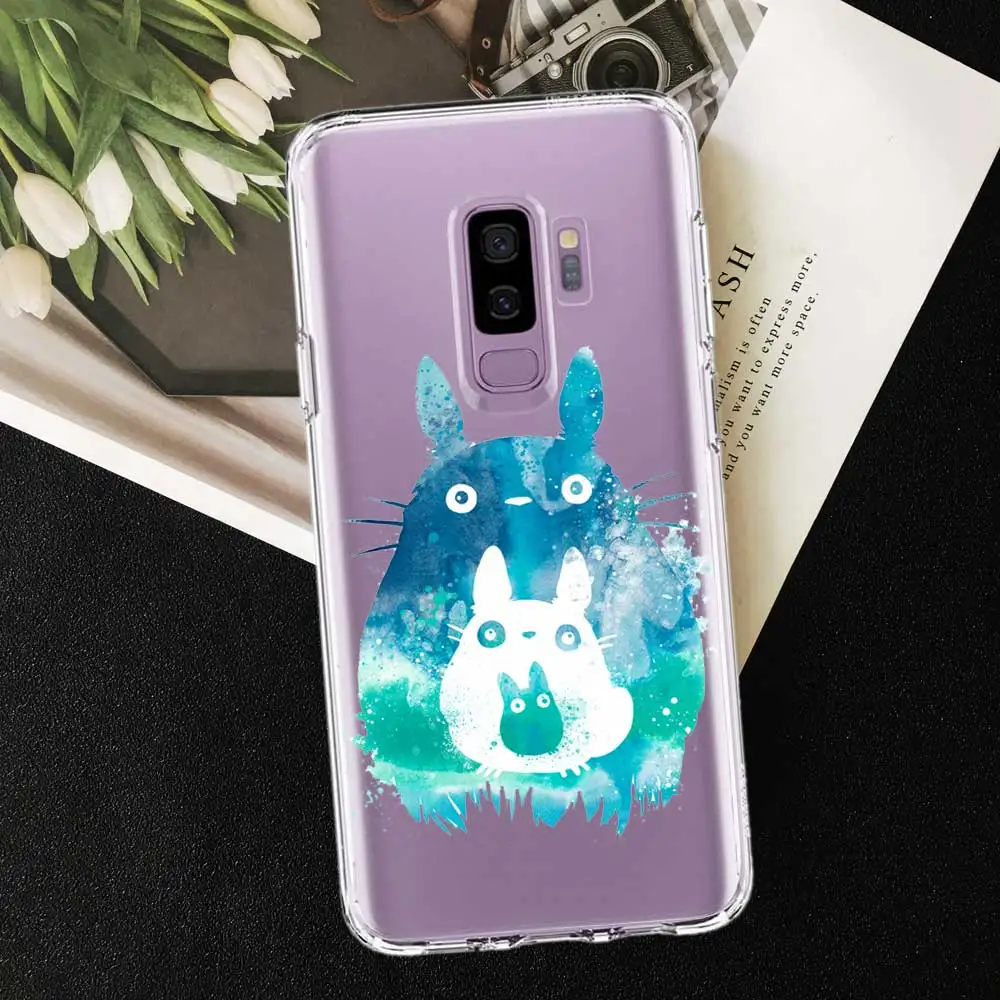 tpu A799 Милый чехол для телефона с персонажем аниме Kaonashi Spirited Away Ghibli для samsung S10 S9 S8 Plus s7 s6 edge a6 a5 TPU силиконовый чехол - Цвет: tpu A799