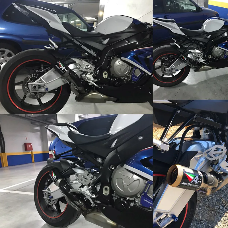 Соединительная выхлопная труба 2018 2017 для BMW S1000R S1000 R аксессуары мотоциклов из