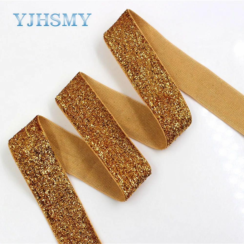 YJHSMY D 18105 36 10 ярдов 25 мм разноцветный зеленый лук лента DIY ручной работы головной