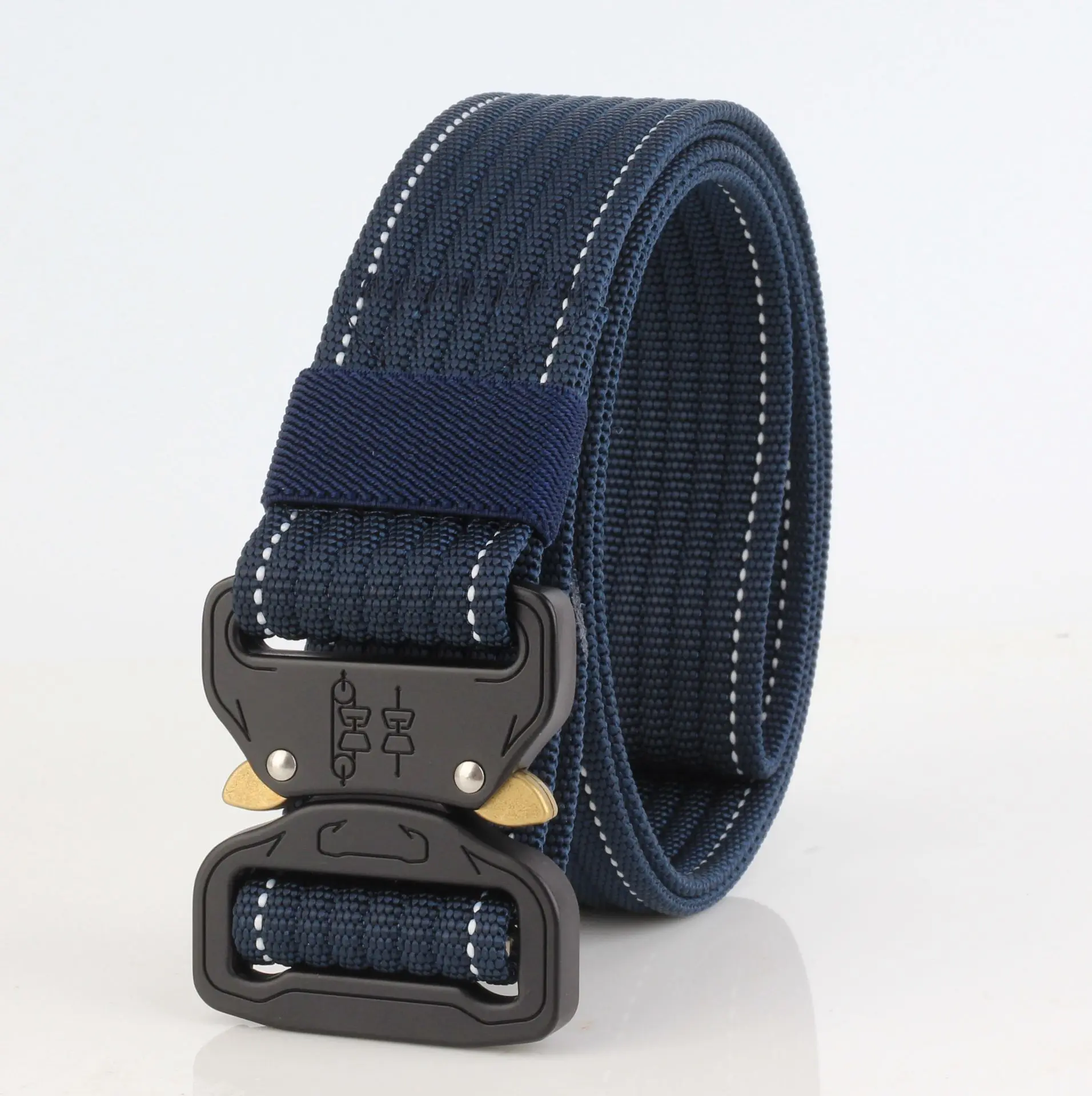 Dark Blue Belt Унисекс тактические ремни наивысшего качества Повседневный парусиновый ремень Открытый Сплав пряжка мужской ремень мужской нейлоновый пояс Альпинизм дропшиппинг - Цвет: Dark Blue Belt