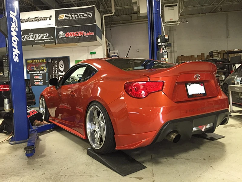 Subaru BRZ для хвостовой части автомобиля машина коробочного типа frp праймер и карбоновый спойлер из материала для Toyota GT86 2012 2013