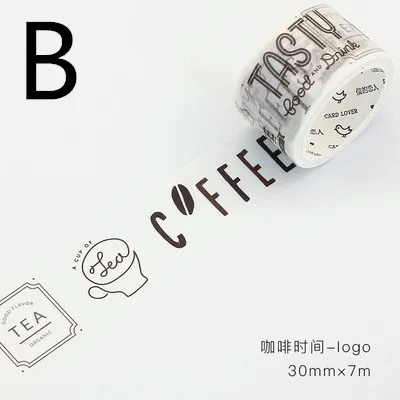 Васи клейкие ленты для рукоделие Подарочная упаковка Скрапбукинг и ремесло, клейкая бумага маскирования клейкие ленты с Прекрасный Печатные узоры - Цвет: B