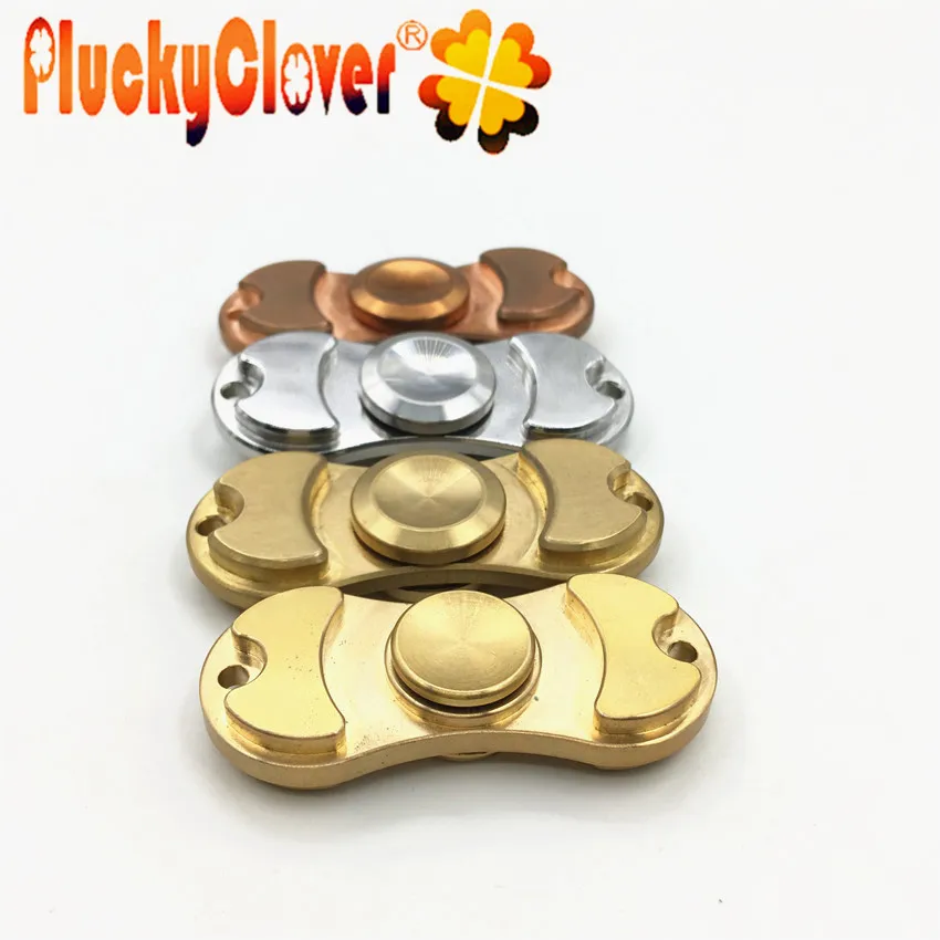 1 шт. латунный/алюминиевый/медный Спиннер металлический ручной с двумя