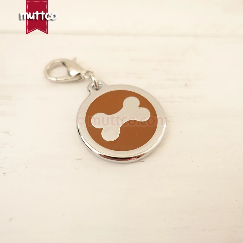 Бирка для собаки с рисунком костей 30 мм бесплатная доставка|dog id|bone dog tagdog tag bone |