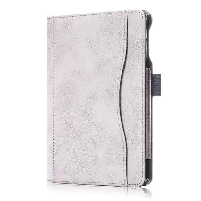 Gray IBuyiWin Smart Premium из искусственной кожи чехол для iPad Mini 5 4 7,9 дюймов планшеты принципиально Капа крышка с Авто Режим сна/Пробуждение+ плёнки ручка - Цвет: Gray