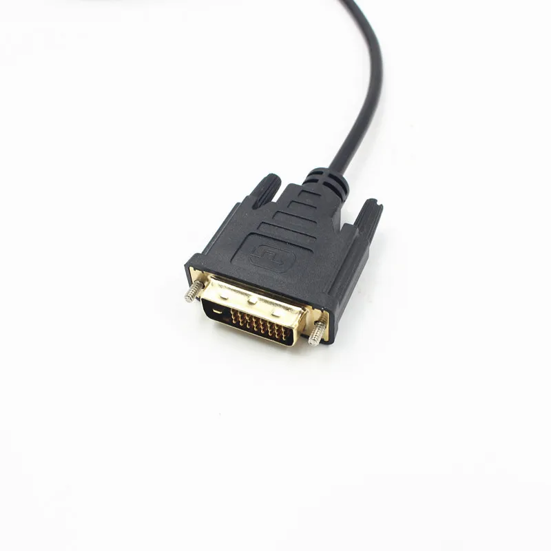 Порт дисплея к DVI кабелю папа DisplayPort DP Соединительный адаптер 1080P 3D для HDTV PC
