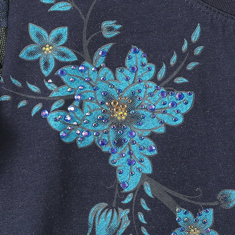 Vetement Femme 2019 футболка Женская Стразы с летним принтом топы размера плюс XXXL женские