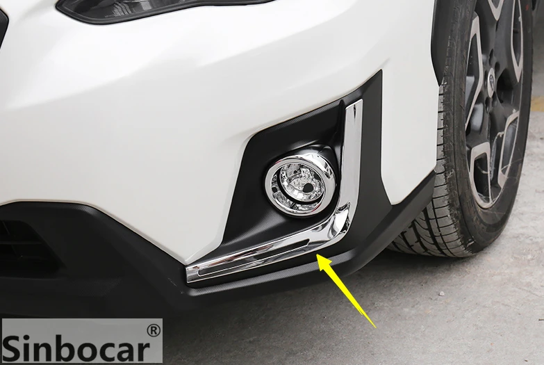 Задний наружный бампер из нержавеющей стали Накладка покрышка для Subaru Crosstrek XV
