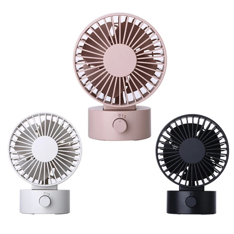 

Mini Fan USB Ventilador Four-Vane Portable Fan Electric Desktop Computer Lithium Pedestal Fan Blades Use For Home/Office