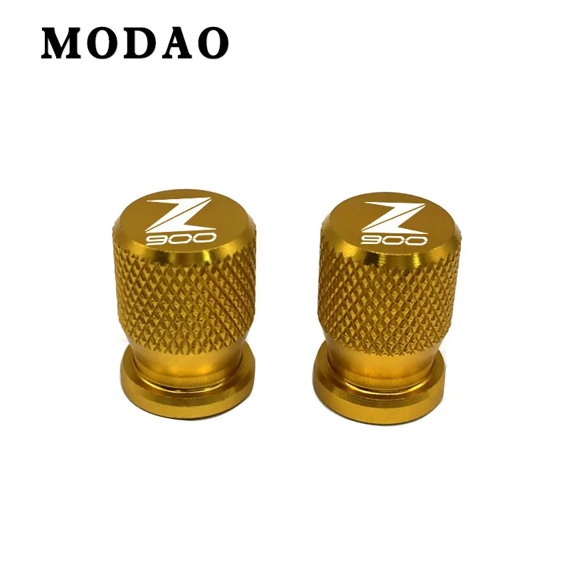 Gold Для KAWASAKI Z900 Z900RS RS Z 900 кафе год ЧПУ Запчасти для мотоцикла алюминиевые клапана колпачок клапана - Цвет: Gold