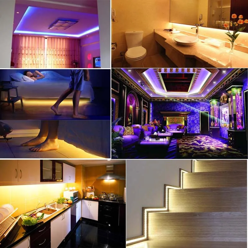 5050 RGB WIFI контроллер Светодиодная лента 5 м 10 15 60led/м водонепроницаемая ip 65 Неоновая