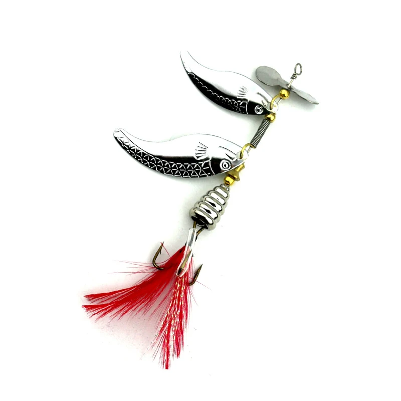 

Sequin Spoon Lure Metal wobbler Fishing Lures Spinner Baits 12g