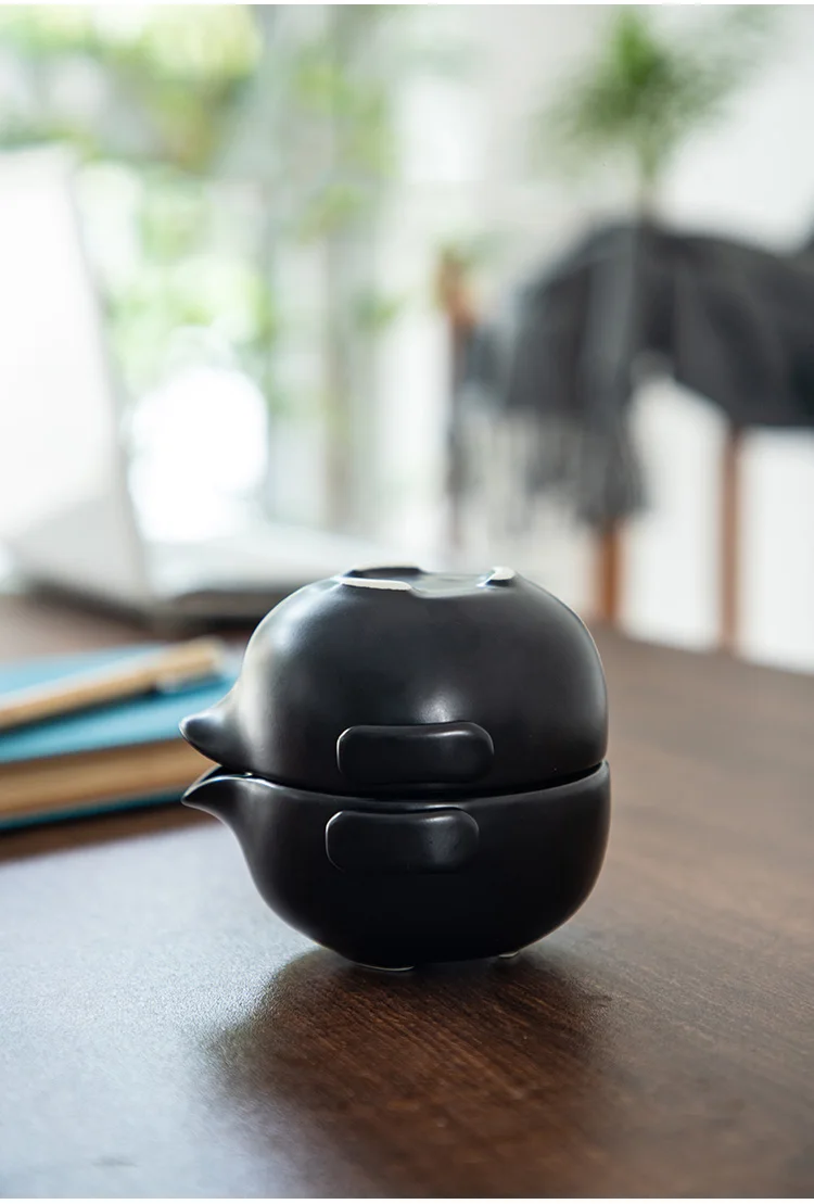 TANGPIN керамический чайник gaiwan с 3 чашками gaiwan набор портативный дорожный чайный набор Посуда для напитков