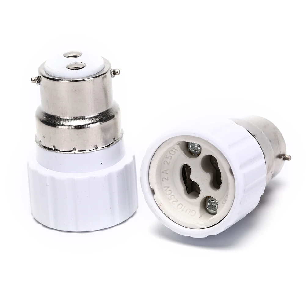 

Type LED Light Adapter Lamp Holder Fireproof Material For Home Light&Lighitng B22 to GU10 Bulb Converter Lamp Socket Bulb Base