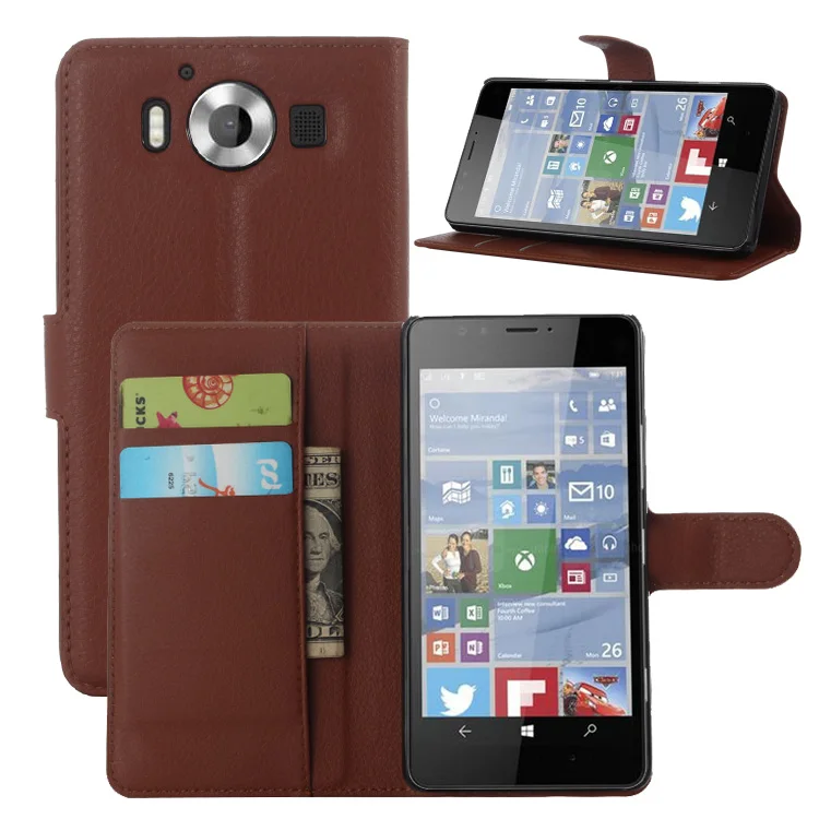 Для Nokia lumia 950 чехол, роскошный кожаный чехол-кошелек, чехол для microsoft lumia 950, дюймов, флип-чехол для телефона s с подставкой и держатель для карт