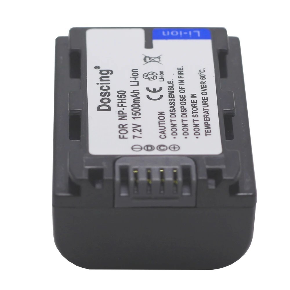 Аккумулятор для камеры Doscing NPFH50 литий ионный аккумулятор NP FH50 Sony A230 A330 A290 A380 A390 TG3