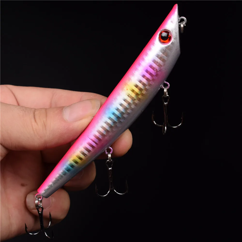 Free Shipping 1pcs new classic Pompa bait plastic bright color 5 road sub-bait 17g / 12cm 6 # hook peche crankbait pesca | Спорт и