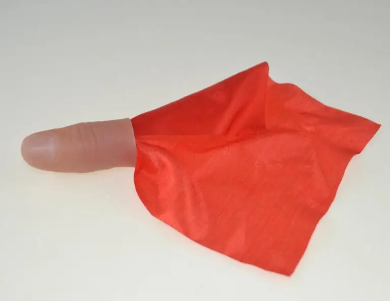 2 набора шелковых исчезающих шарф + имитация большого пальца магический реквизит