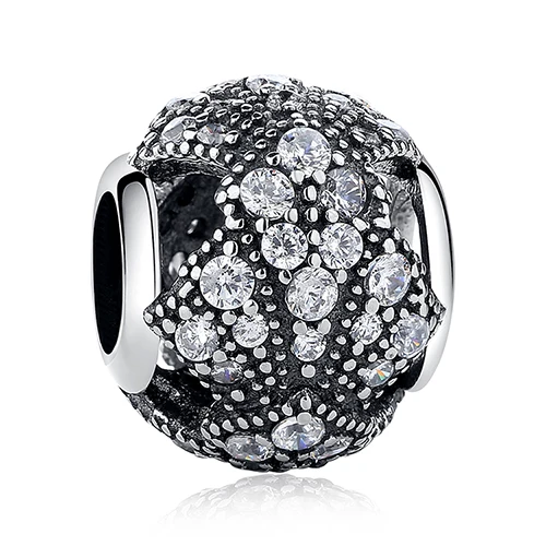 Belawang Талисманы Fit Pandora Браслеты DIY Аутентичные стерлингового серебра 925 Розовый Кристалл Шарм украшения из бисера Интимные аксессуары - Цвет: PY1362