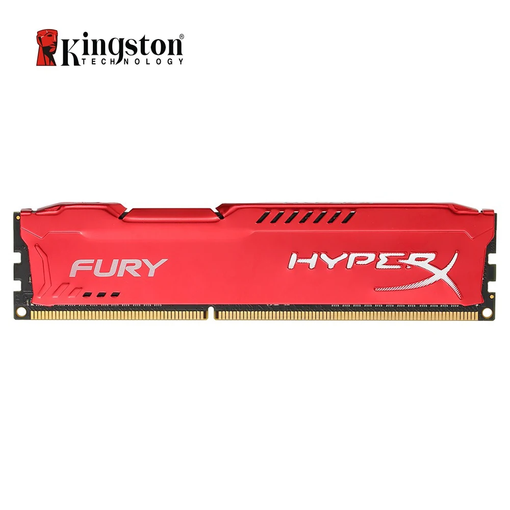 Kingston HyperX FURY Red/4 ГБ/8 ГБ 512 М x 64-Bit DDR3-1866 CL10 240-Pin DIMM