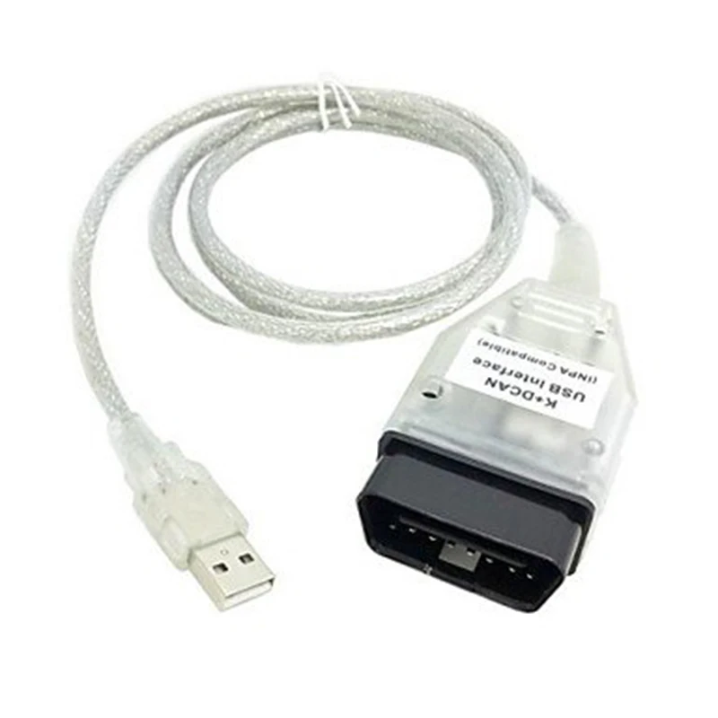 OBD 2 USB-кабели для bmw Inpa Ediabas K + DCAN USB интерфейс диагностический инструмент BMW INPA CAN с
