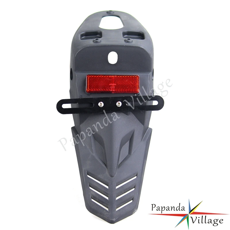 Черный ABS пластик Универсальный эндуро Байк хвост аккуратный заднее крыло