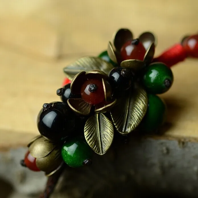 Сделай Сам Этнические украшения подвеска хлопок медный лист винтажный Природный