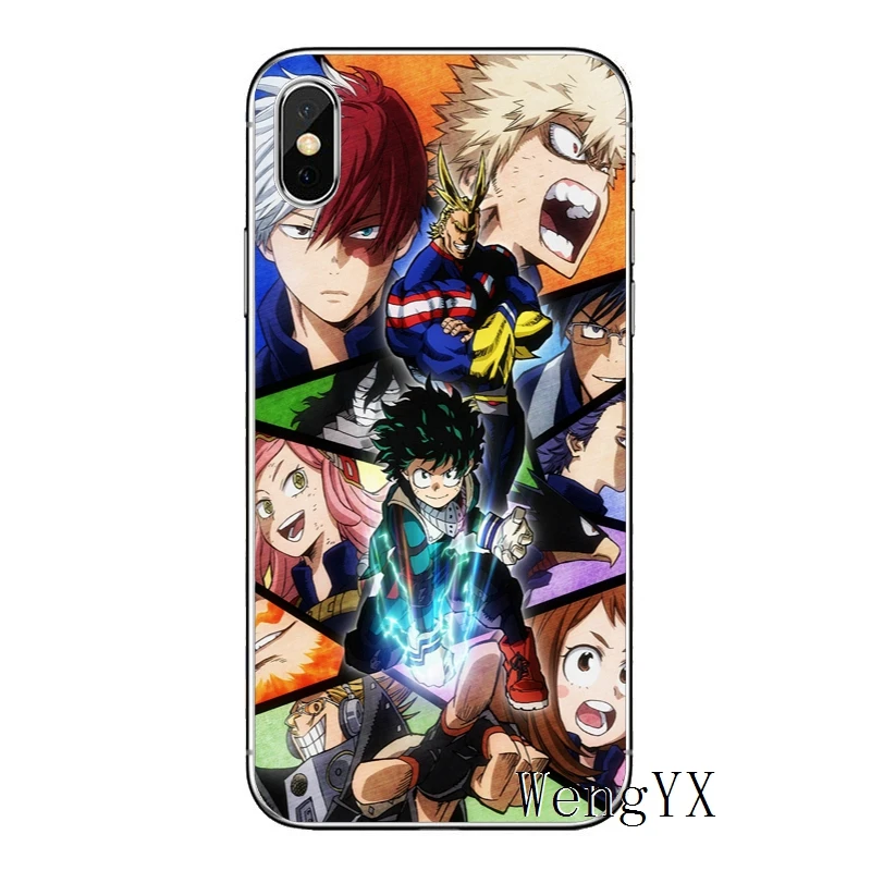 My Hero Academy шото Тодороки для iPhone X XR XS Max 8 7 6s 6 plus SE 5S 5c 5 4S 4 iPod Touch чехол мягкий чехол для телефона s - Цвет: shoto-Todoroki-A-03