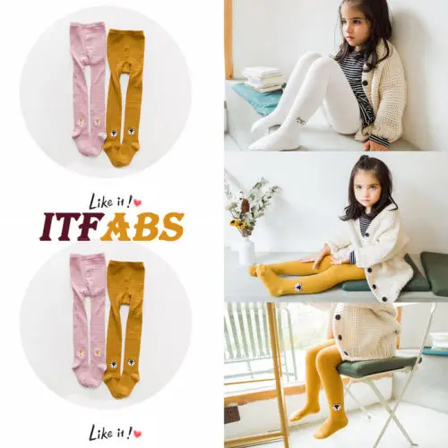 Новинка Осень зима 2019 хлопковые колготки принцессы для маленьких девочек черные