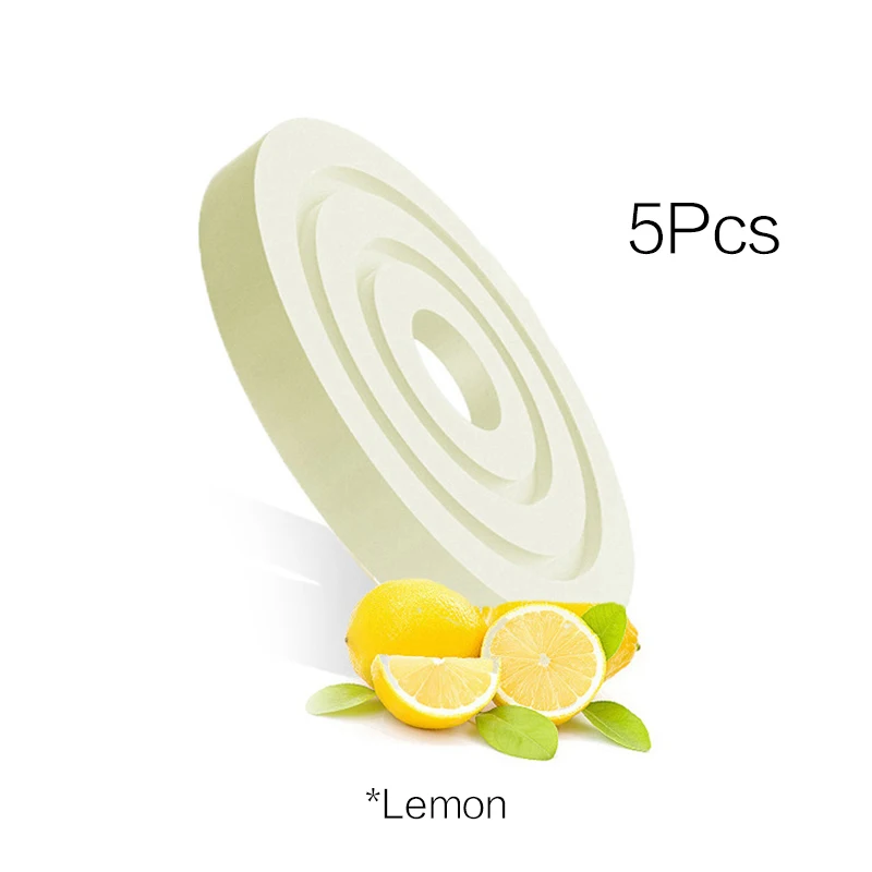 Lemon 5 шт./10 мм автомобильный освежитель воздуха, сменный ароматизатор, автомобильный Ароматический диффузор, таблетки, автомобильные аксессуары для интерьера, автомобильный ароматизатор - Название цвета: Lemon
