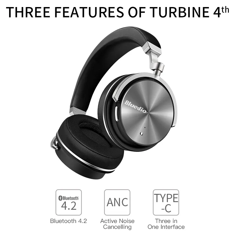 Bluedio беспроводные наушники, портативная bluetooth гарнитура T4 с микрофоном для IPhone, huawei, Xiaomi, музыкальные наушники