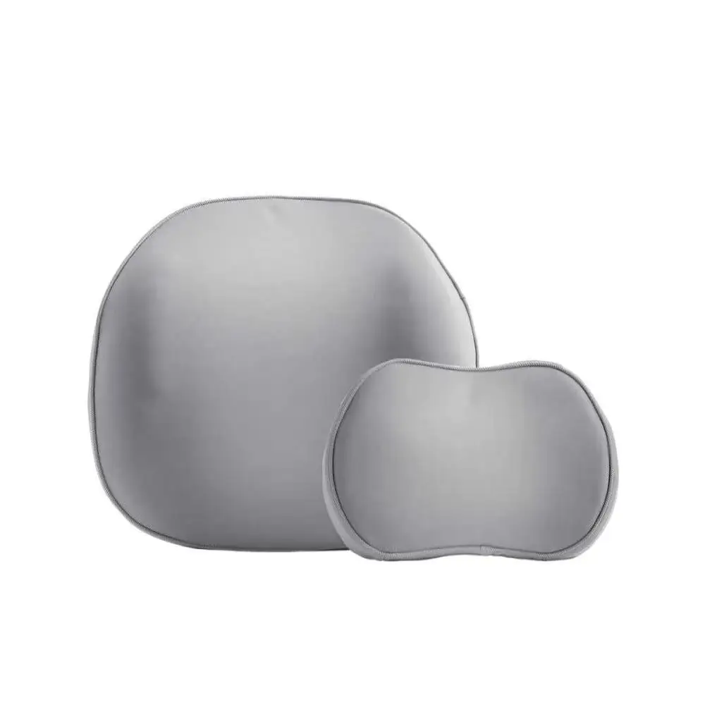 Gray whole set xiaomi mi jia maiwei Автомобильный подголовник подушка для поясницы 65/80D многофункциональная прокладка из пены с эффектом памяти коврик для mi kit для офиса и автомобиля - Цвет: Gray whole set