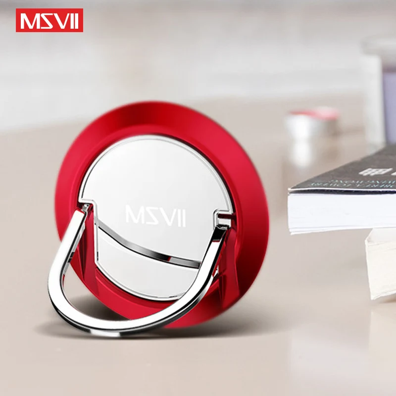 MSVII вращающееся на 360 градусов кольцо-держатель для iPhone, автомобильный магнитный держатель для планшета, держатель для samsung, Xiaomi, huawei, SONY, кольцо-держатель