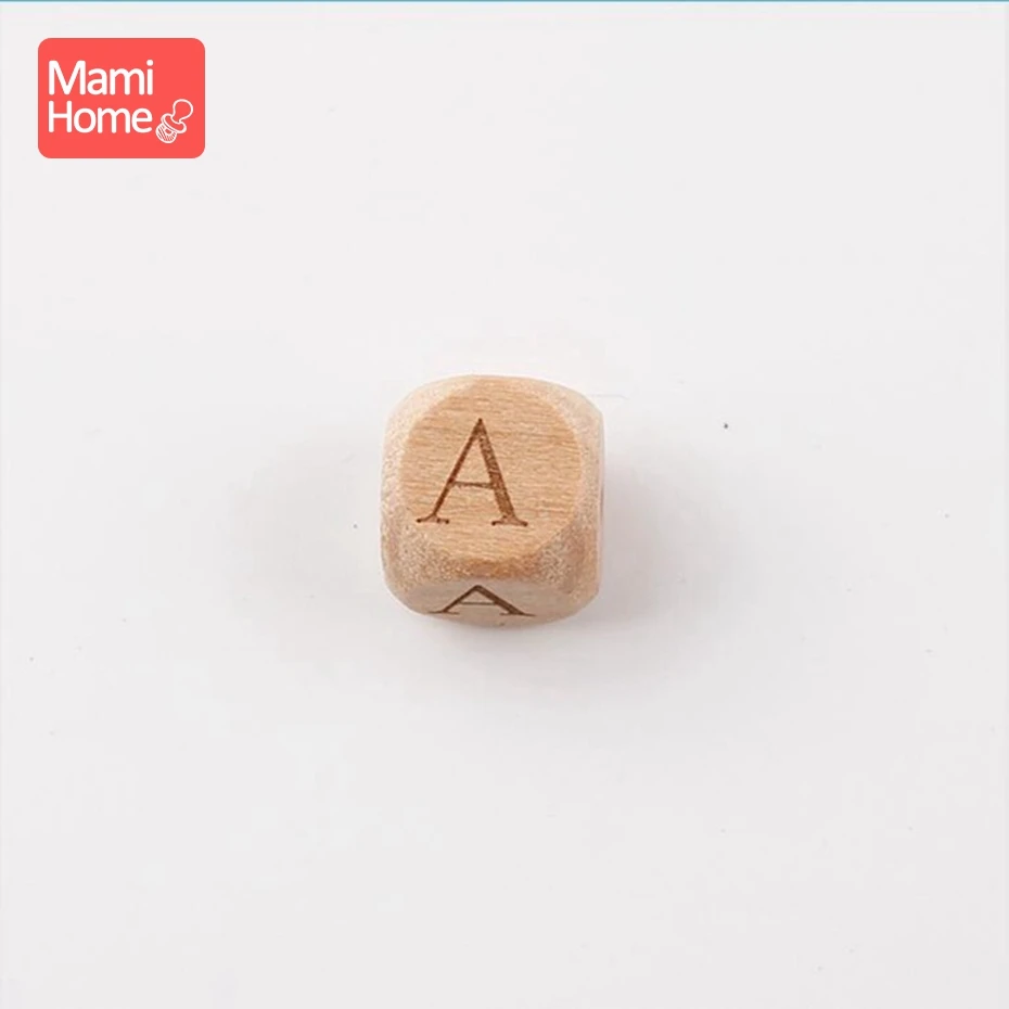 1 Mamihome 10 шт. бусы с русским алфавитом, деревянные игрушки для прорезывания зубов, набор для самостоятельного изготовления, модные аксессуары с русскими деревянными буквами - Цвет: 1
