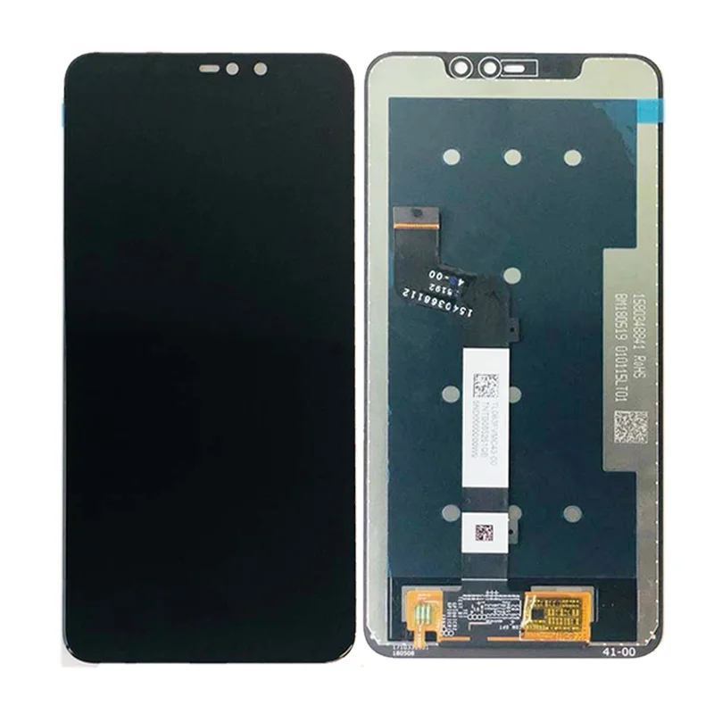 BKparts 10 шт. ЖК-дисплей для Xiaomi Redmi Note 6 Pro сенсорный экран стекло дигитайзер полная