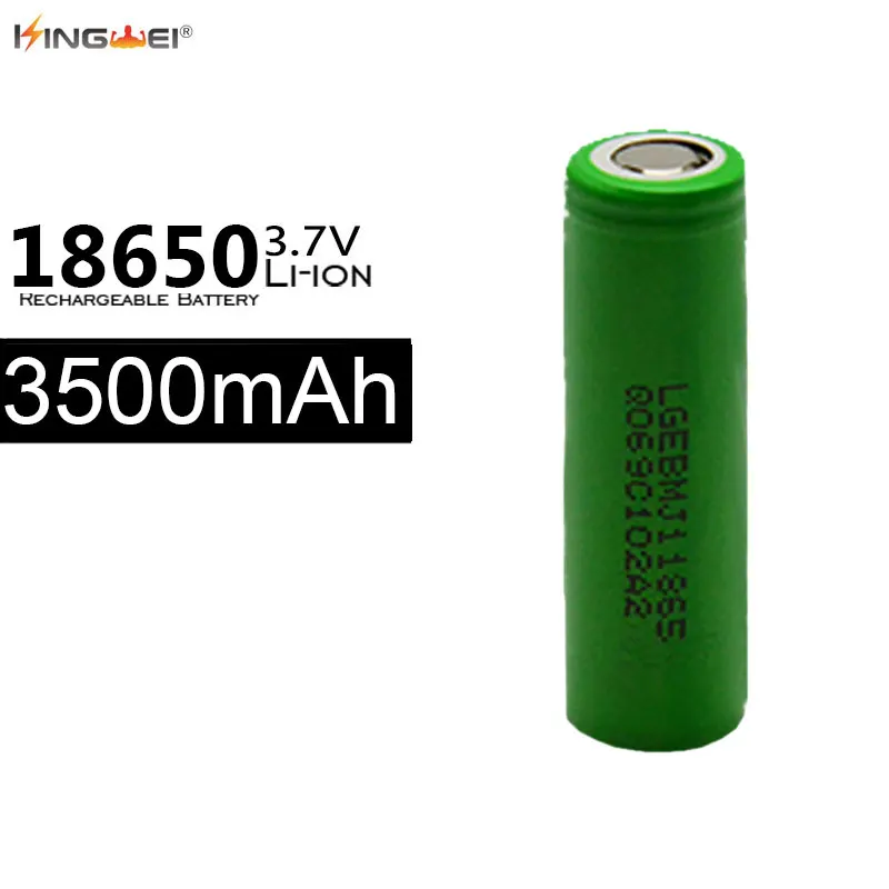 4 шт. Высокая мощность 18650 батарея для LG MJ1 3500mAh 3,7 v 10A перезаряжаемые литиевые батареи