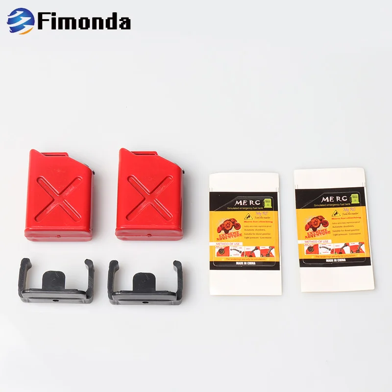 2 шт. миниатюрные топливные баки на радиоуправлении для автомобилей 1/10 Rock Cralwer Axial