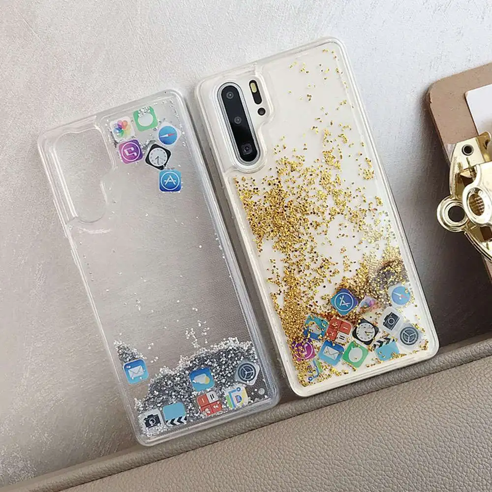 Чехол KISSCASE Dynamic Quicksand для Huawei P20 Lite P30 силиконовый чехол с жидкими приложениями Pro