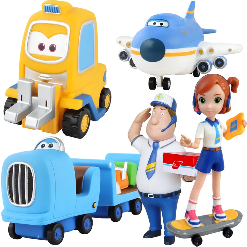 5 шт./лот хит!! 2017 Супер Крылья экшн и игрушка фигурки из АБС-пластика Робот Игрушки