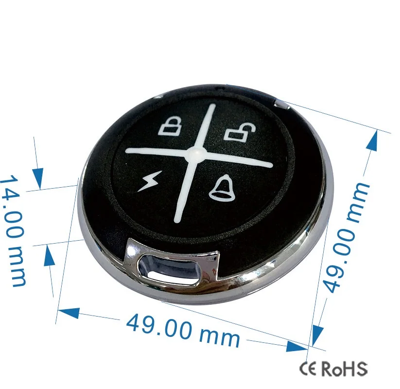 round design gate opener Transmitter for Gate Remote Smart Black Wireless control | Обустройство дома
