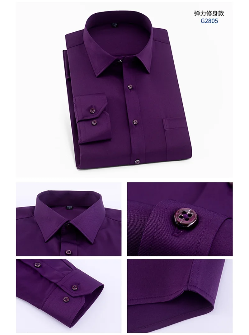 Мужская рубашка большого размера 10XL 11XL 12XL 13XL 14XL с длинным рукавом, саржевая, с отворотом, деловая, офисная, 5 цветов, официальная, свадебная, синяя, 7XL 8XL 9XL