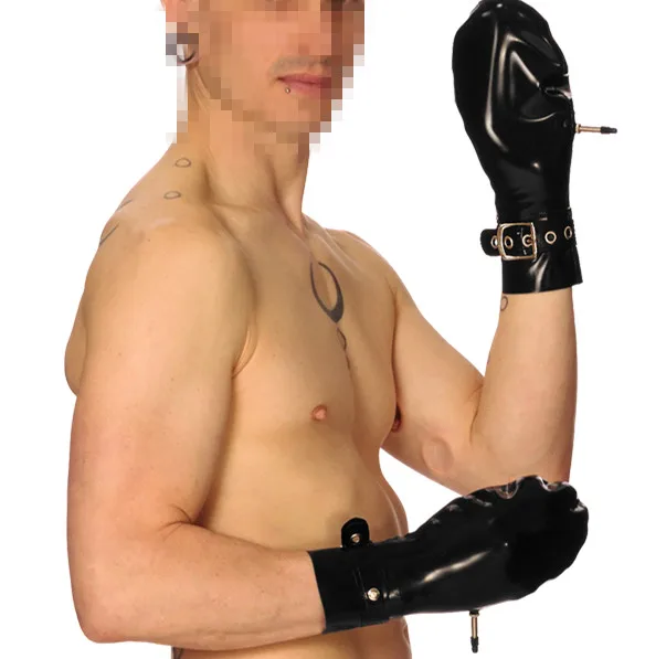 

Inflatable Palm Mitts Latex Gloves For Men